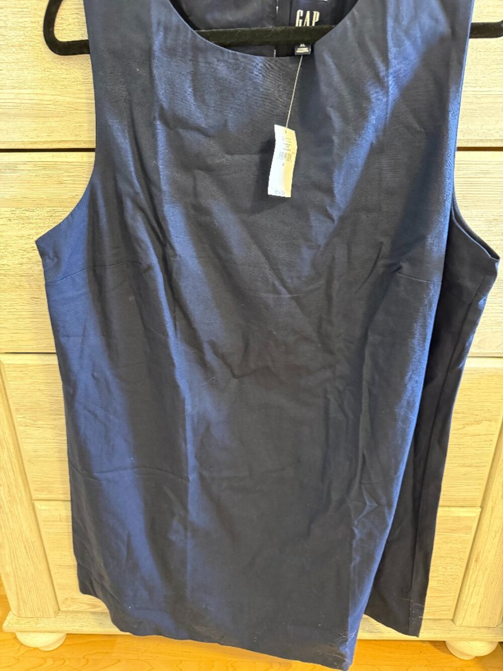 Navy Blue Sleeveless Gap Dress